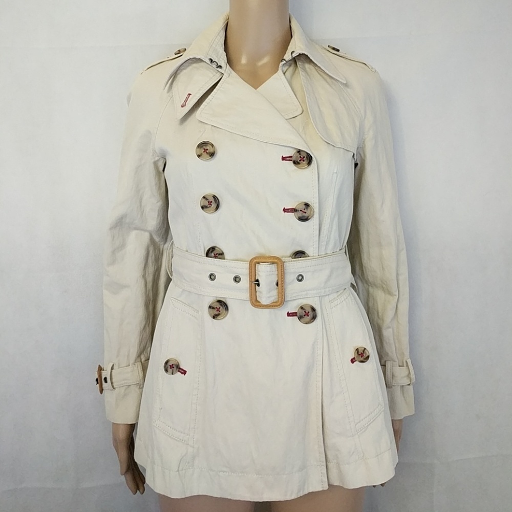Banana Republic Double Breasted Trenchcoat XS P - Picture 1 of 8